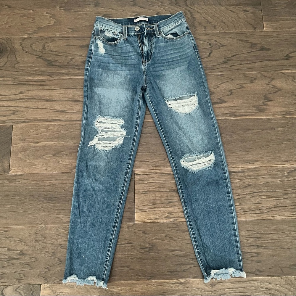 EUC So high rise mom jeans